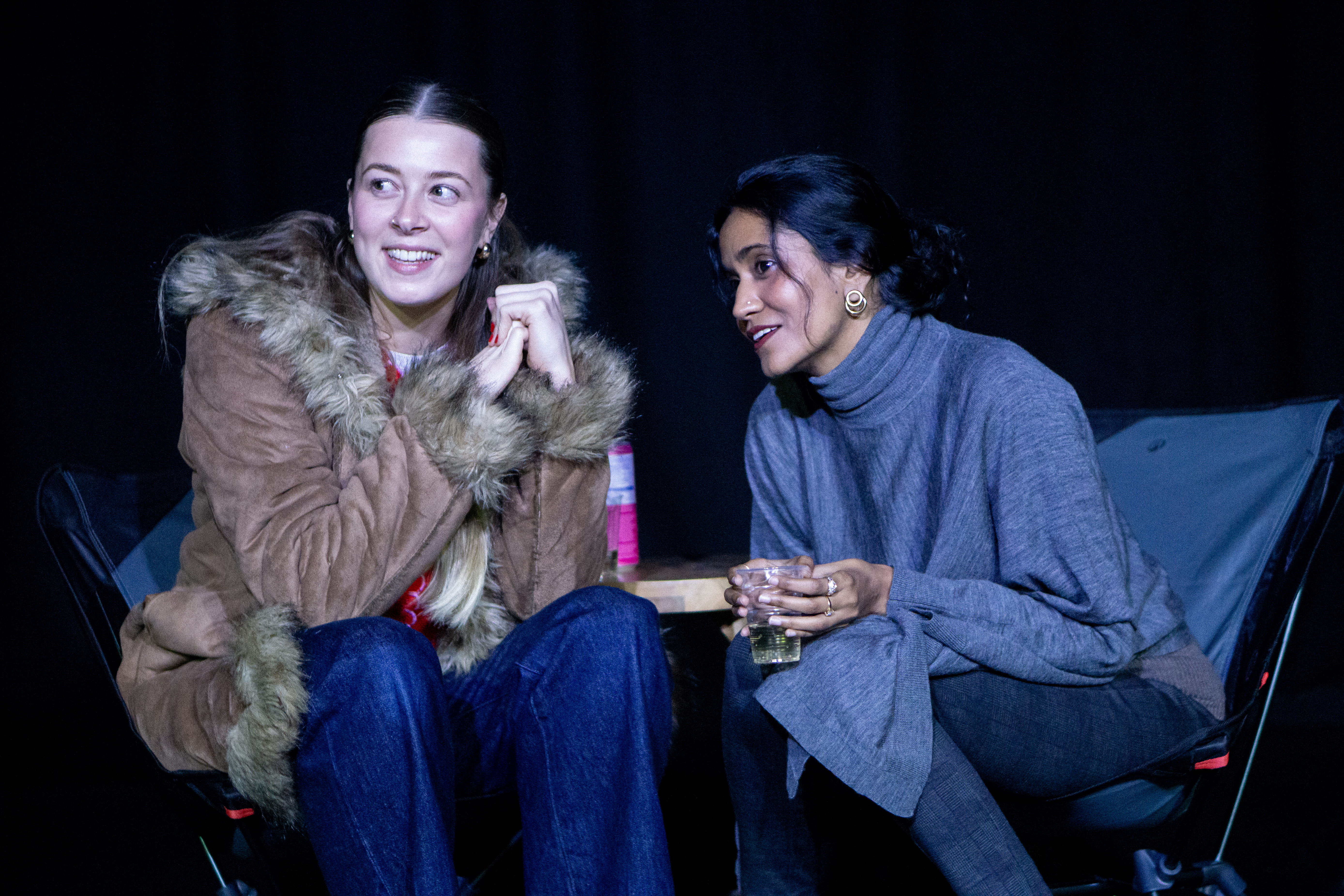 Polly Waring as Eva and Kritika Singh as Anjli
