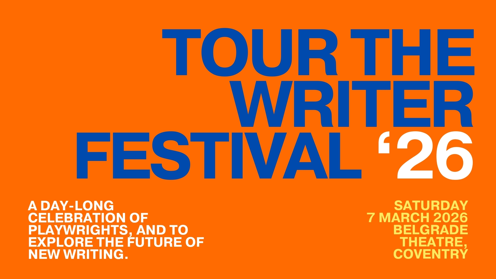 Tour the Writer Festival image